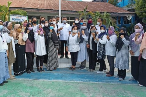 Wali Kota Palu Sidak di SMPN 2 Palu