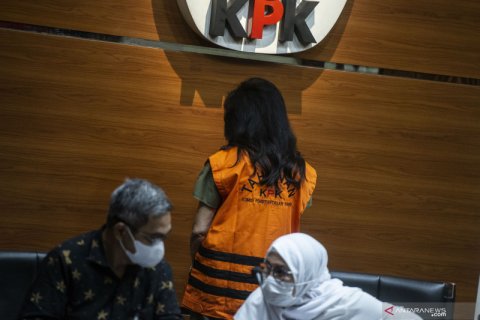 KPK tahan tersangka pengadaan tanah di Munjul