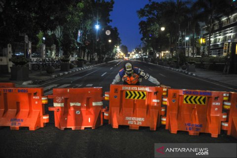 Sejumlah ruas jalan di Kota Bandung ditutup selama 14 hari