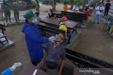 Tes Antigen di ruang publik Denpasar