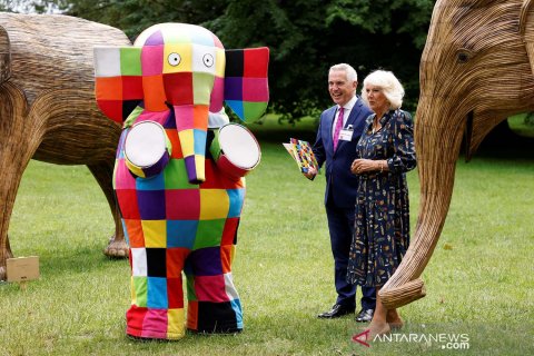 Camilla, istri Pangeran Charles, nikmati piknik bersama anak sekolah