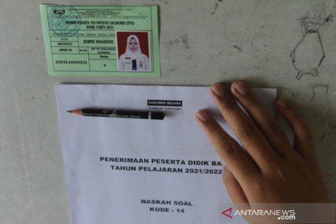 Sekolah terapkan protokol kesehatan pada tes PPDB tertulis