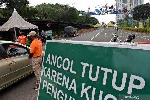 Pantai Ancol ditutup sementara selama pemberlakuan PPKM Mikro