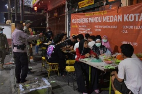 Sidak PPKM di Medan