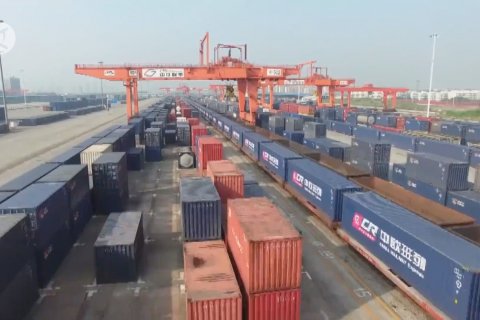 Kereta barang China-Eropa, penyelamat ekonomi di tengah pandemi