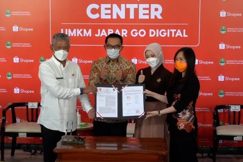 Jabar gandeng Shopee wujudkan UMKM Go Digital di pelosok desa