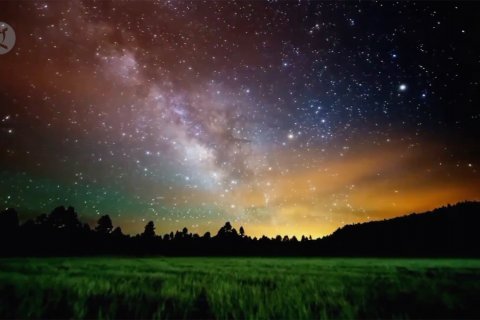 Pengamatan bintang di Xinjiang, China