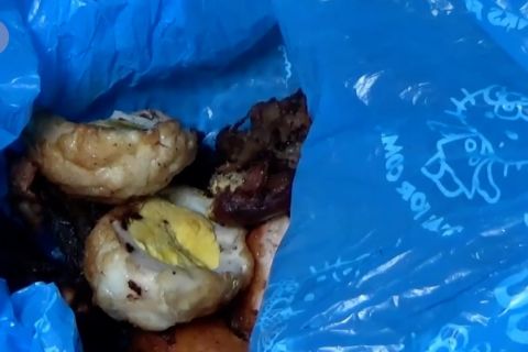 Polres Ngawi amankan sisa nasi kotak