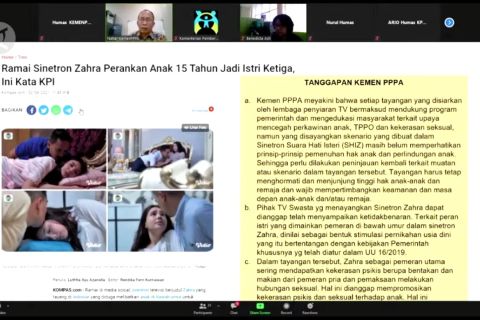 KPPPA: Sinetron harus dukung pencegahan perkawinan anak