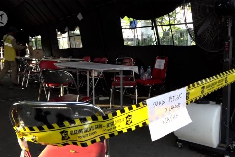 Tes usap COVID-19 di area pembatasan Suramadu dihentikan