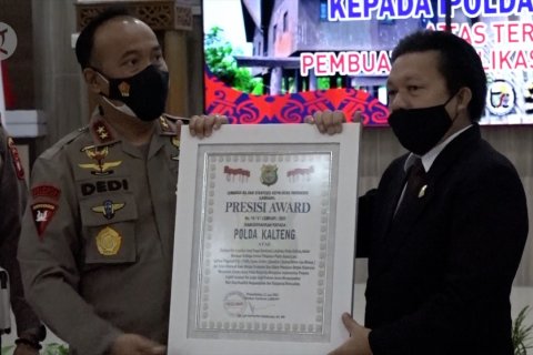 Polda Kalteng raih Presisi Award