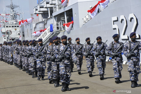 Peresmian KRI Teluk Youtefa 522