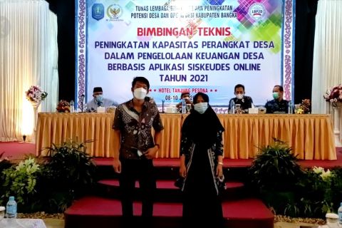 120 perangkat desa di Kab. Bangka ikuti bimtek siskeudes online 