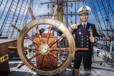 Potret Komandan KRI Bima Suci Letkol laut (P) Waluyo