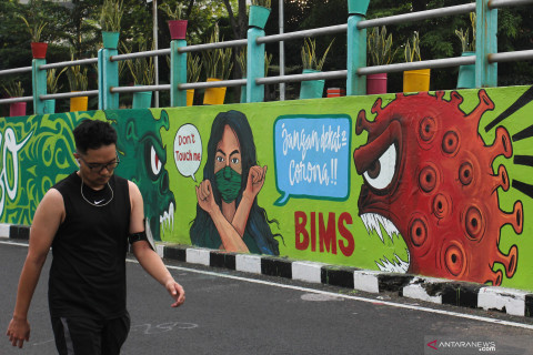 Mural imbauan penerapan protokol kesehatan