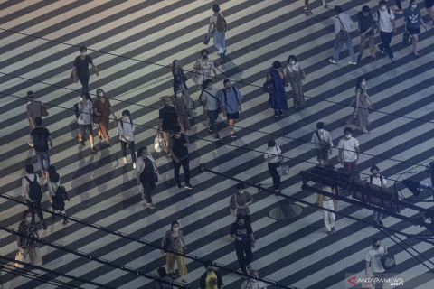 Suasana Tokyo jelang pembukaan Olimpiade