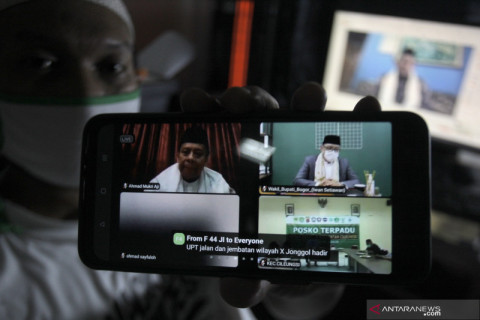 Istighosah dan takbiran Idul Adha secara virtual