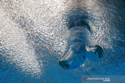 Latihan atlet loncah indah Olimpiade Tokyo 2020