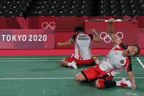 Greysia-Apriyani lolos ke semifinal ganda putri bulutangkis Olimpiade Tokyo 2020