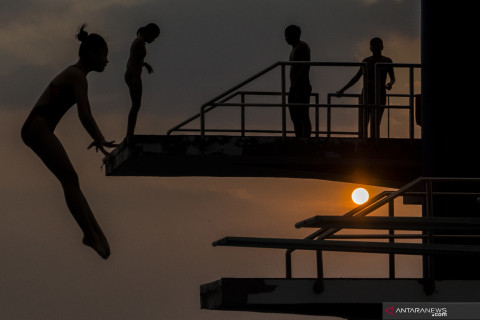 Persiapan atlet loncat indah Jabar menghadapi PON XX