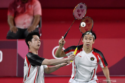 Olimpiade Tokyo: Marcus  Gideon/Kevin Sanjaya kalah