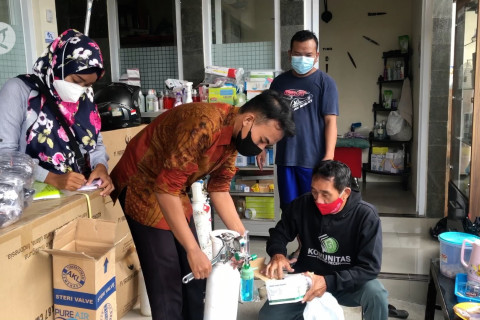 Permintaan oksigen naik tiga kali lipat di Batang Jateng