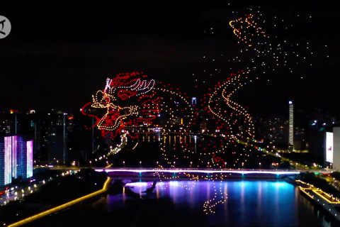 Pertunjukan cahaya tandai sesi Komite Warisan Dunia di Fuzhou