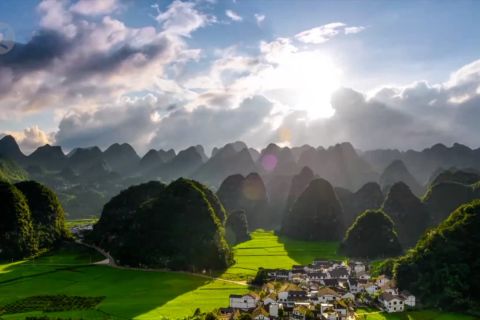 Pesona Guizhou dari udara dalam 60 detik