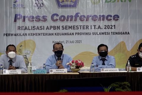 Lampaui target nasional, realisasi APBN di Sultra 45,19 persen