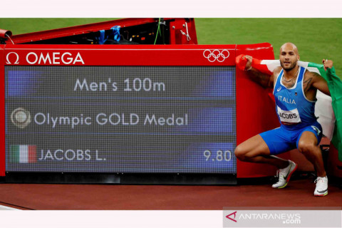 Lamont Marcel Jacobs jadi manusia tercepat di dunia