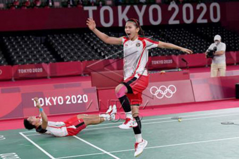 Bulutangkis ganda Putri Indonesia raih medali emas
