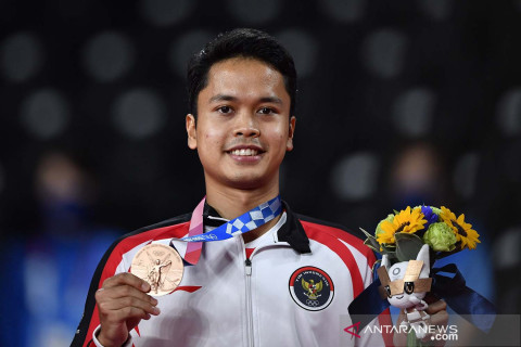 Medali perunggu olimpiade Anthony Ginting