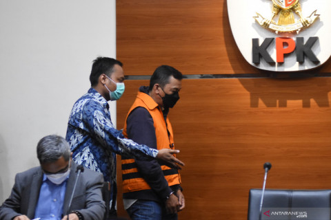 Penahanan tersangka baru kasus suap anggota DPRD Jambi