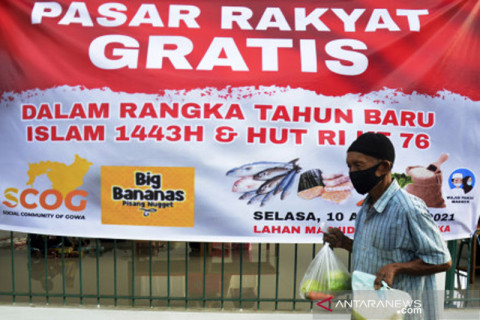 Pasar gratis peringati Tahun Baru Islam dan HUT Kemerdekaan RI