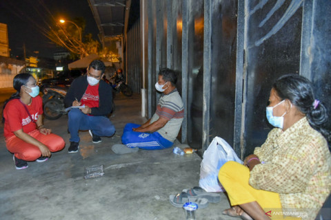 Pendataan tunawisma untuk vaksinasi COVID-19