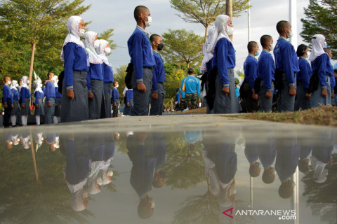 Latihan Paskibraka terapkan prokes COVID-19