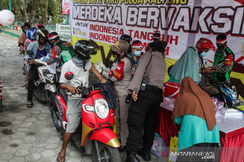 Vaksinasi COVID-19 sistem lantatur di Kalteng
