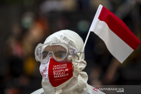 HUT ke-76 Kemerdekaan RI di RSDC Wisma Atlet