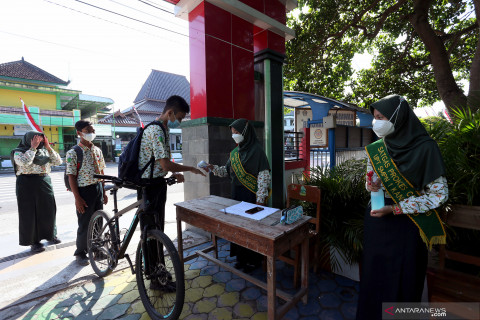 Ujicoba Pembelajaran Tatap Muka di wilayah PPKM Level 3