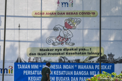 Taman Mini kembali dibuka khusus untuk aktivitas olahraga