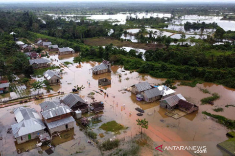 Banjir dua desa di Konawe