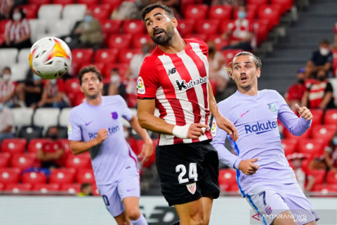 Liga Spanyol: Athletic Bilbao tahan Barcelona 1-1