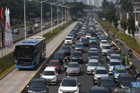 Peningkatan volume kendaraan di masa PPKM level 3