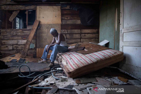 Louisiana Amerika Serikat porak poranda diterjang Badai Ida