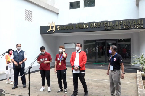 Anies abadikan nama Greysia/Apriyani untuk nama gedung olahraga