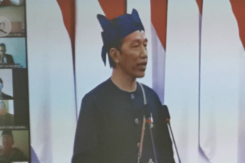 Bupati Pandeglang bangga pakaian adat Badui dikenakan Presiden