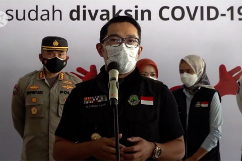 Stok vaksin Jabar habis