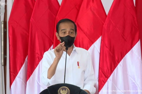 Presiden ingatkan Forkopimda tetap waspada meski BOR menurun
