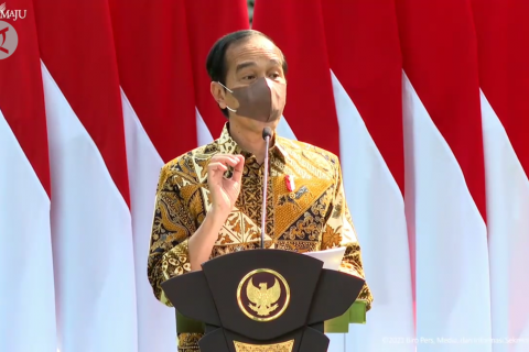 Presiden minta purnapaskibraka bumikan Pancasila dengan cara kekinian