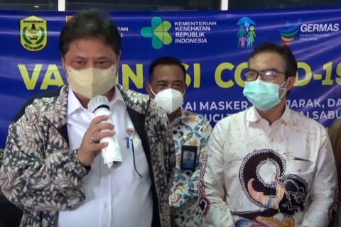 Airlangga: Suplai vaksin di Kalsel akan segera ditambah